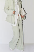 Katherine Suiting Straight Leg Pants - Sage