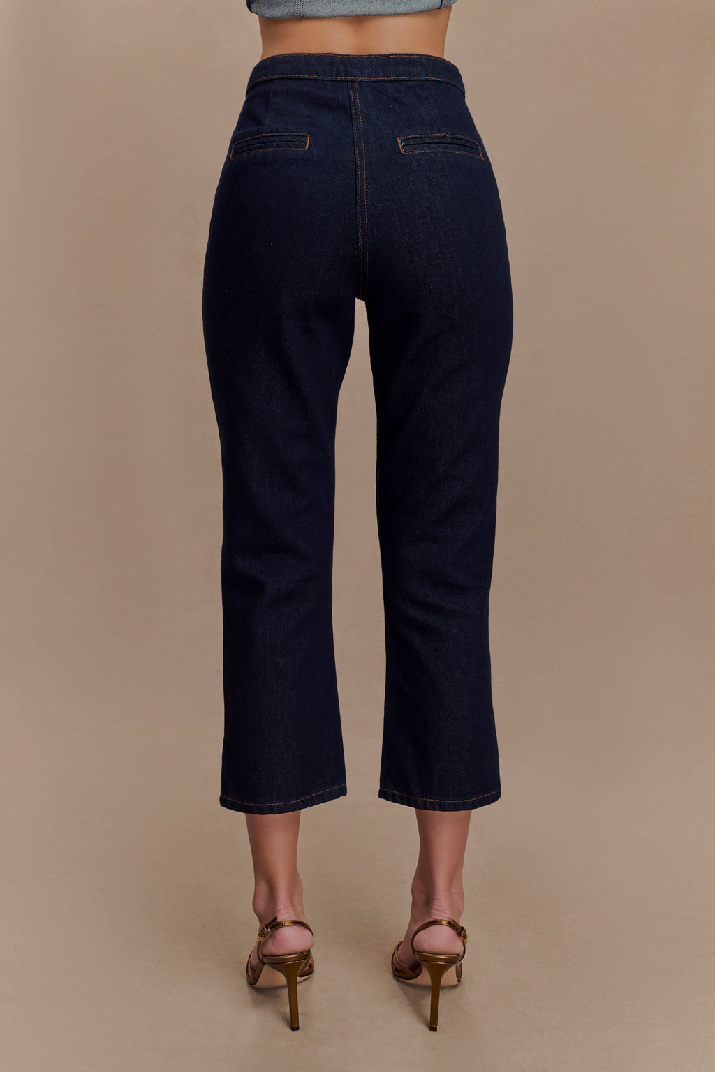 Hudson Denim Capri Pants - Indigo Blue