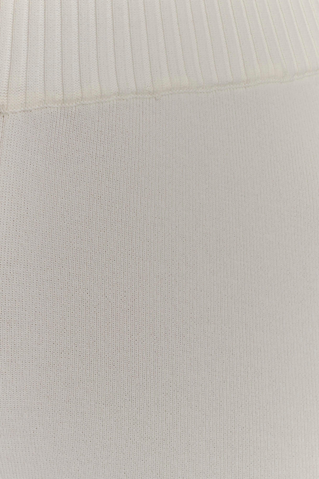 Fabiana Wide Leg Knit Pant - White