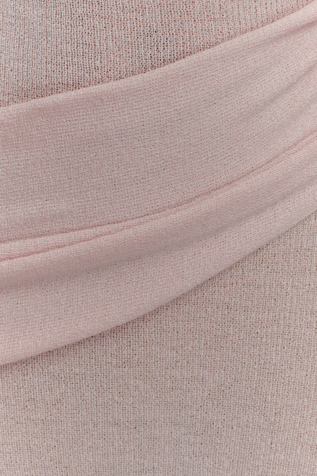 Alexius One Shoulder Knit Maxi Dress - Dusty Pink