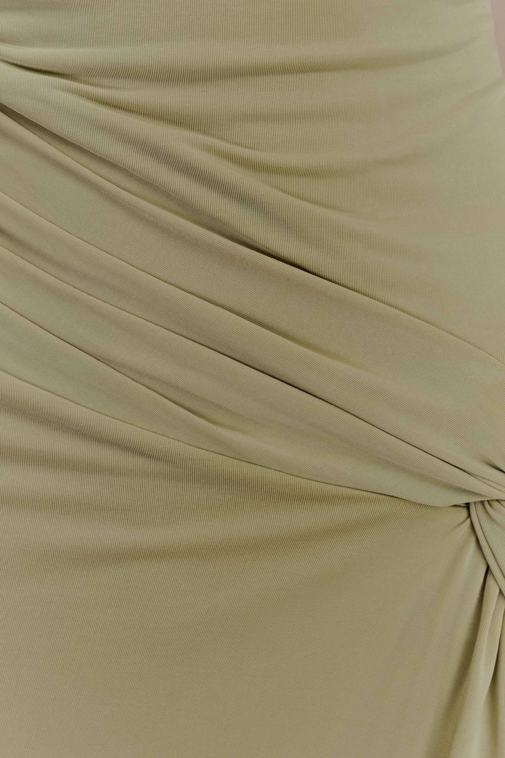 Deanna Long Sleeve Gathered Maxi Dress - Sage