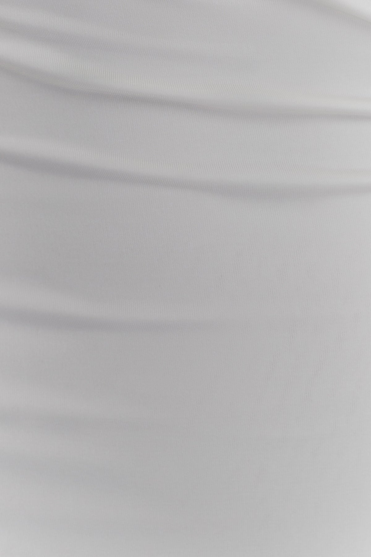 Lottie Slinky Maxi Dress With Split - White