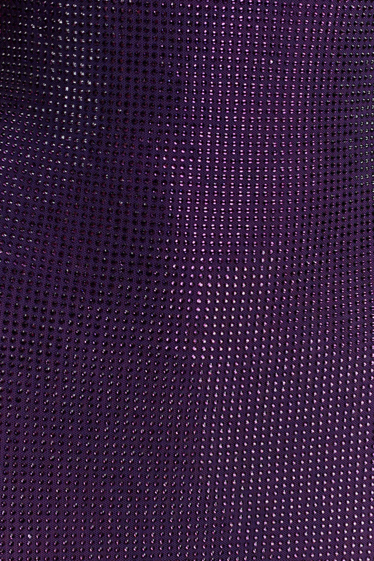 Jasmyn Hot Fix Maxi Dress With Mesh Back - Purple