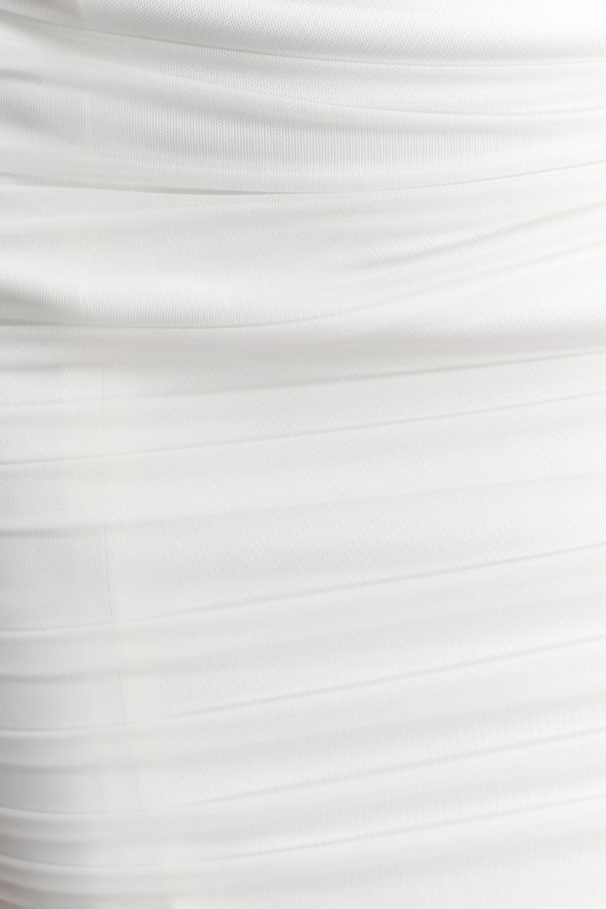 Jianna Strapless Mesh Maxi Dress - Ivory