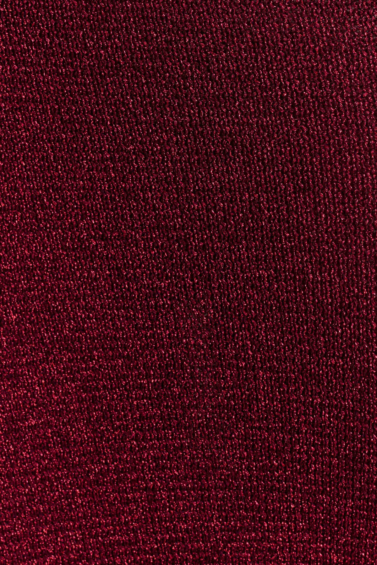 Elma Lurex Knit Halter Maxi Dress - Deep Red
