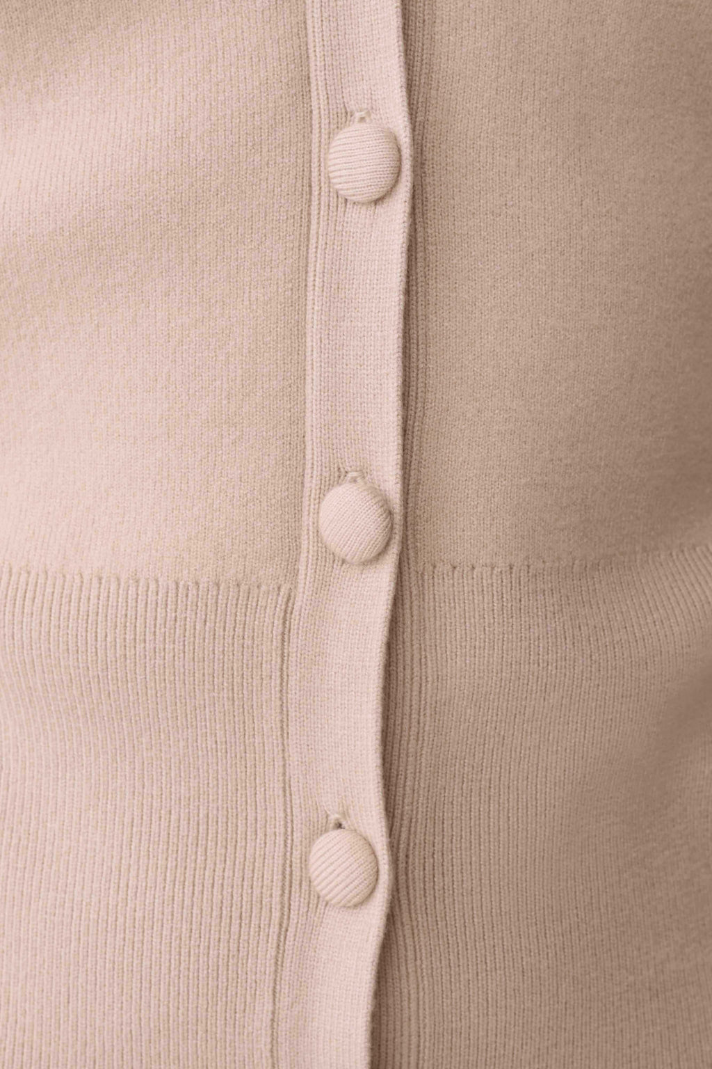Blaine Knit Blouson Sleeve Cardigan - Oat Marle