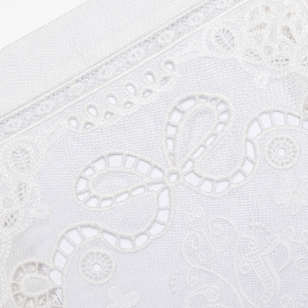 White Embroidered Top