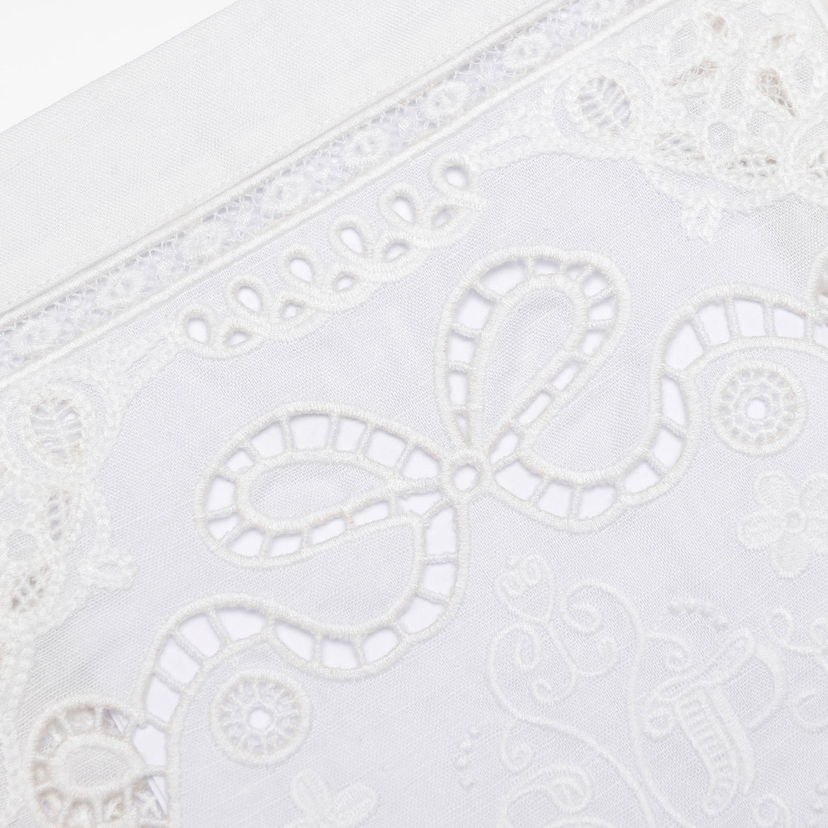 White Embroidered Top