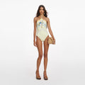 Yellow Floral Swimsuit