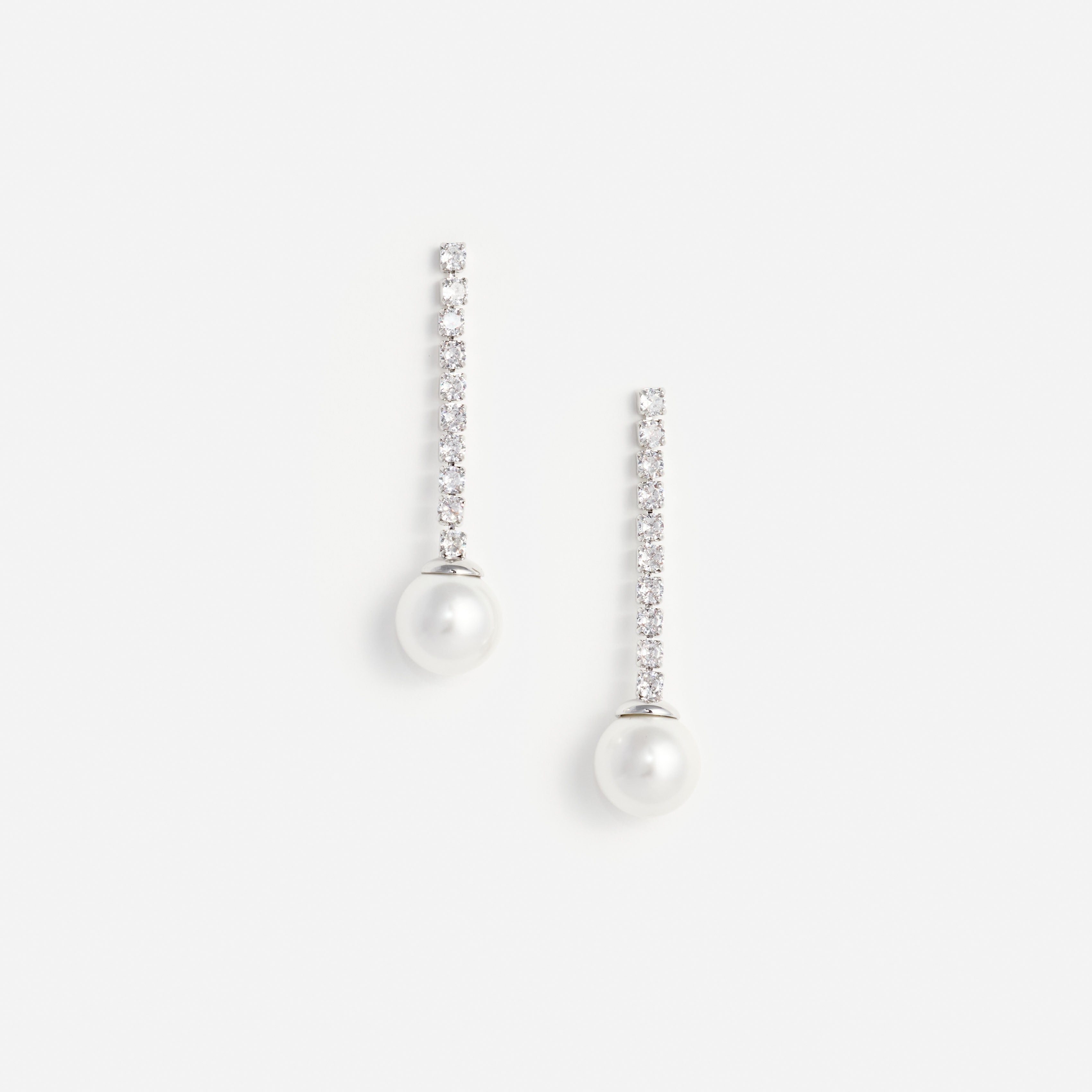 Crystal Pearl Droplet Earring