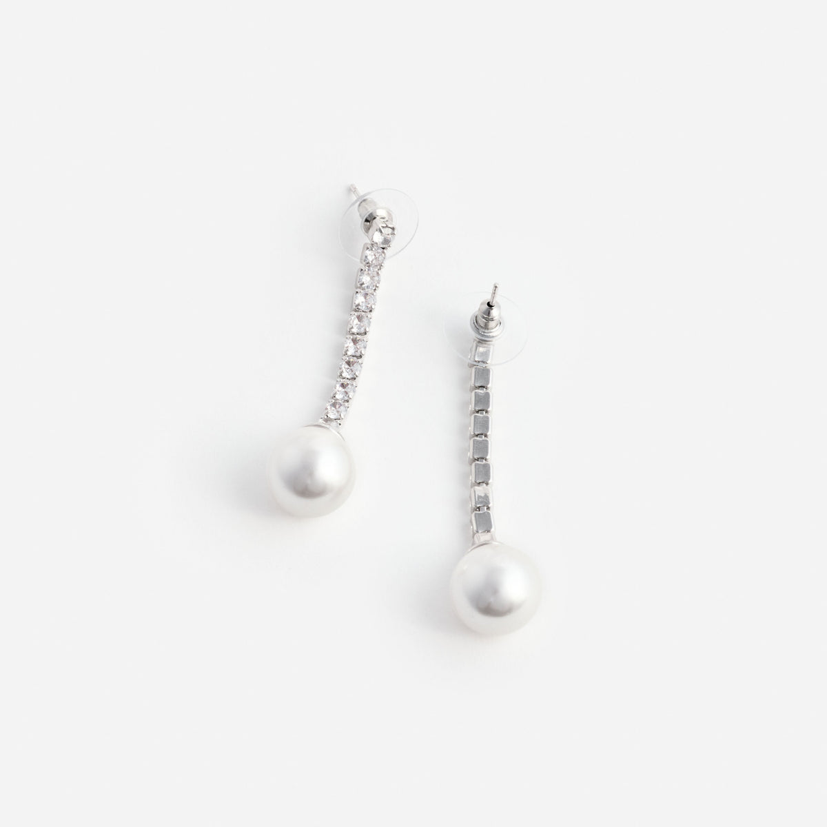 Crystal Pearl Droplet Earring