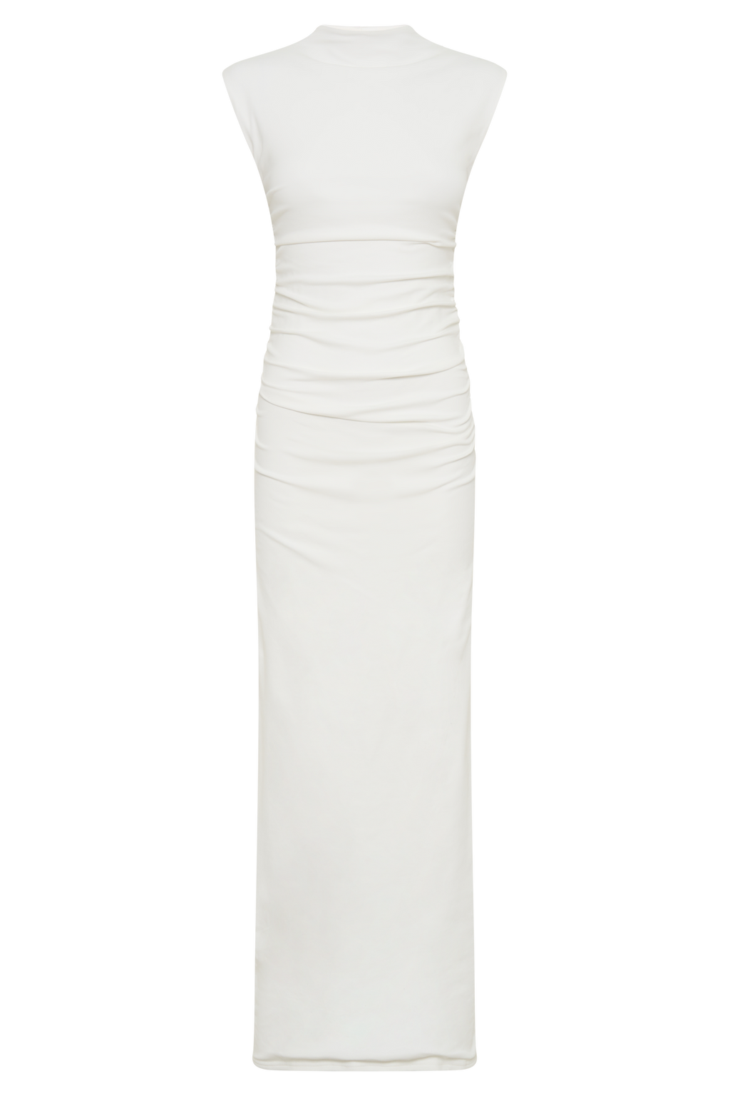 Elliot High Neck Sleeveless Maxi Dress - White