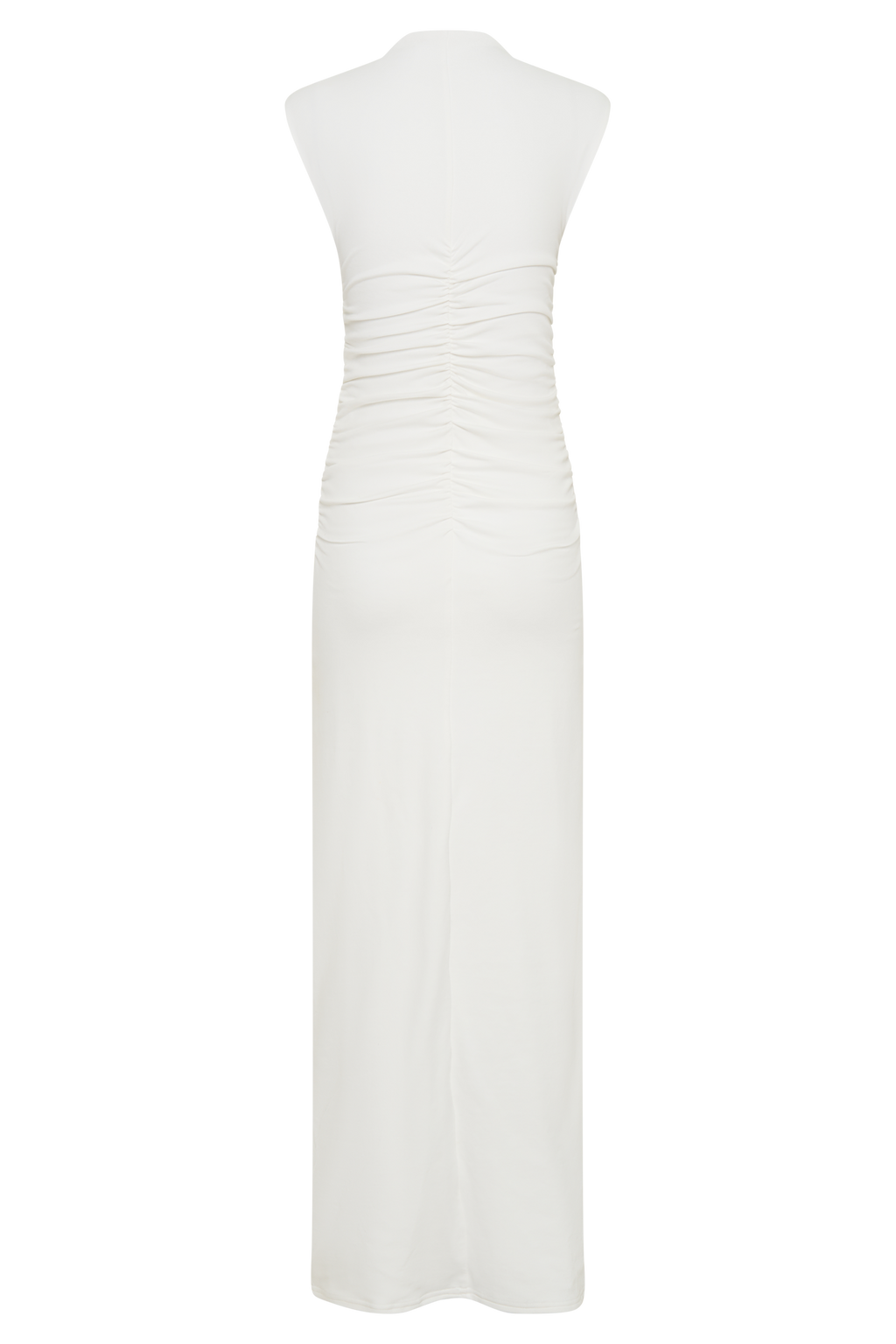 Elliot High Neck Sleeveless Maxi Dress - White