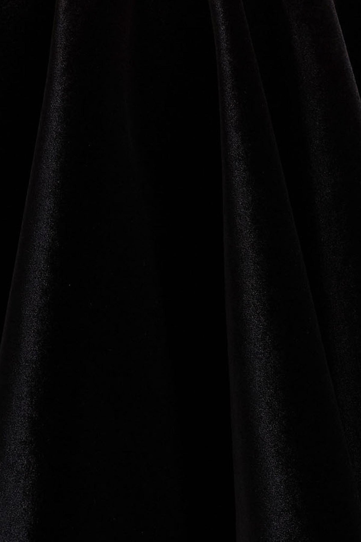 Mirage | Black Velvet Halter-Neck Mini Dress With Skater-Skirt