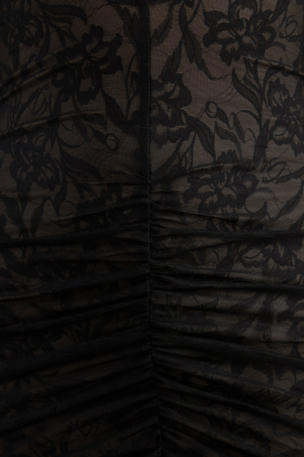Perriane | Black Lace Halter-Neck Maxi Dress With Cut-Out Details