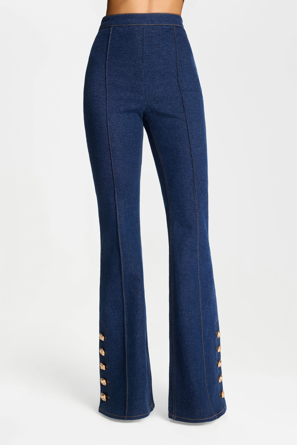 KENDRA DARK DENIM TROUSERS