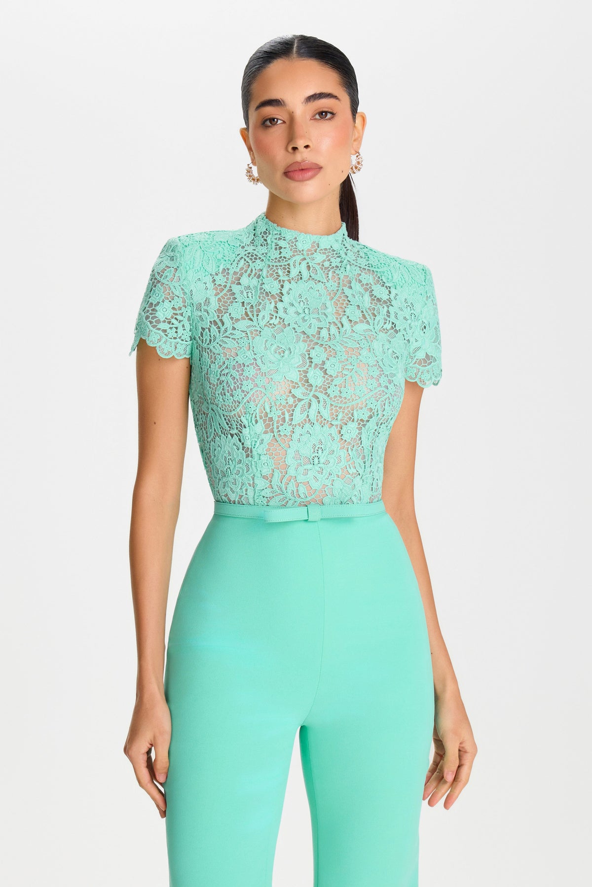 HATTIE MINT JUMPSUIT