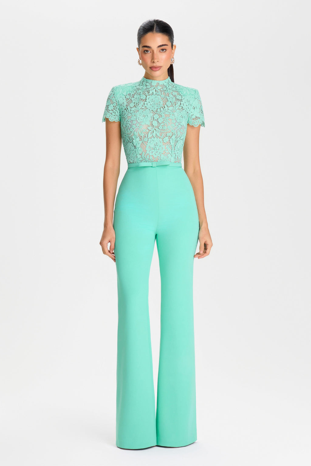 HATTIE MINT JUMPSUIT