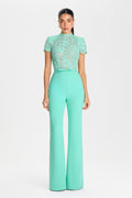 HATTIE MINT JUMPSUIT