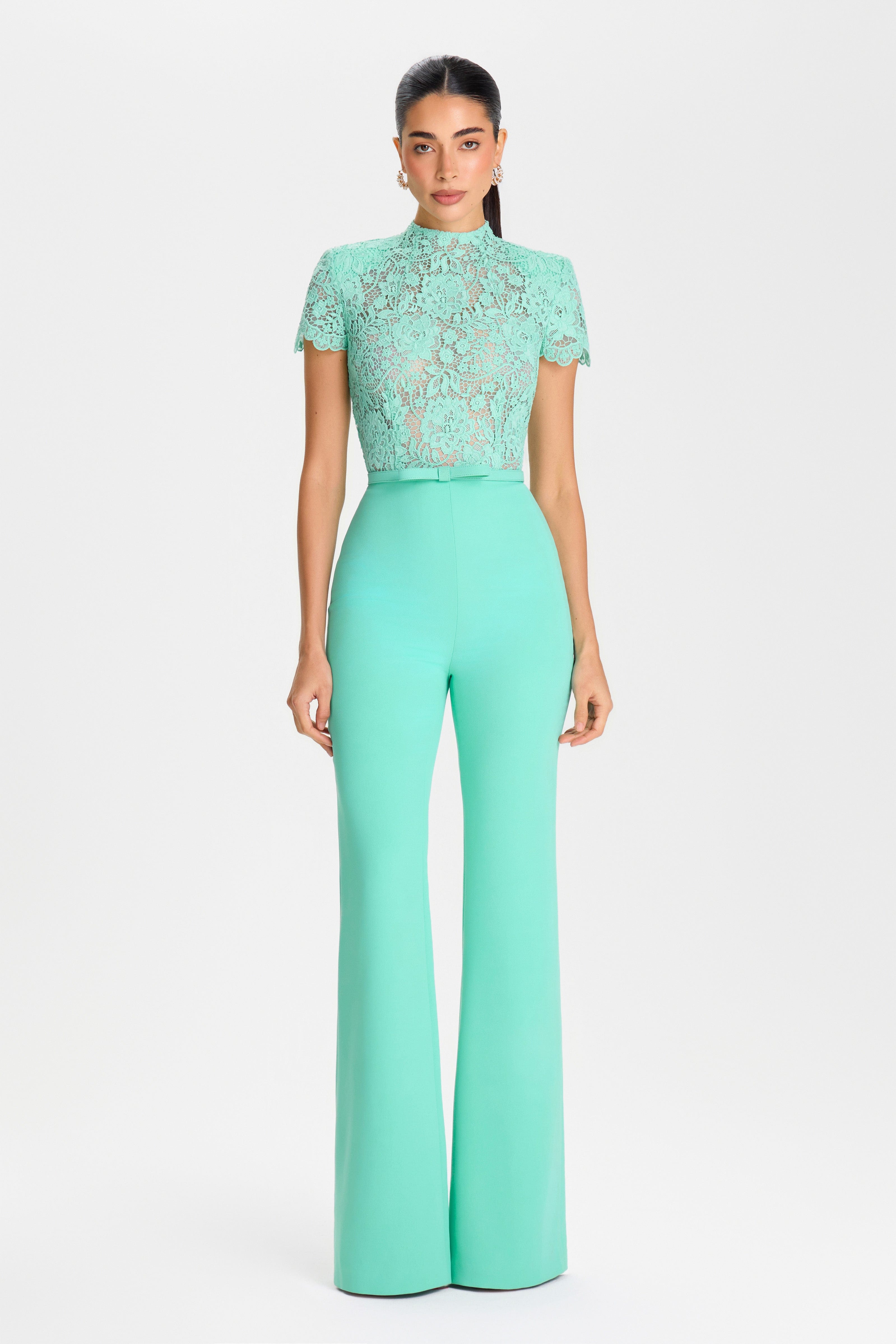 HATTIE MINT JUMPSUIT
