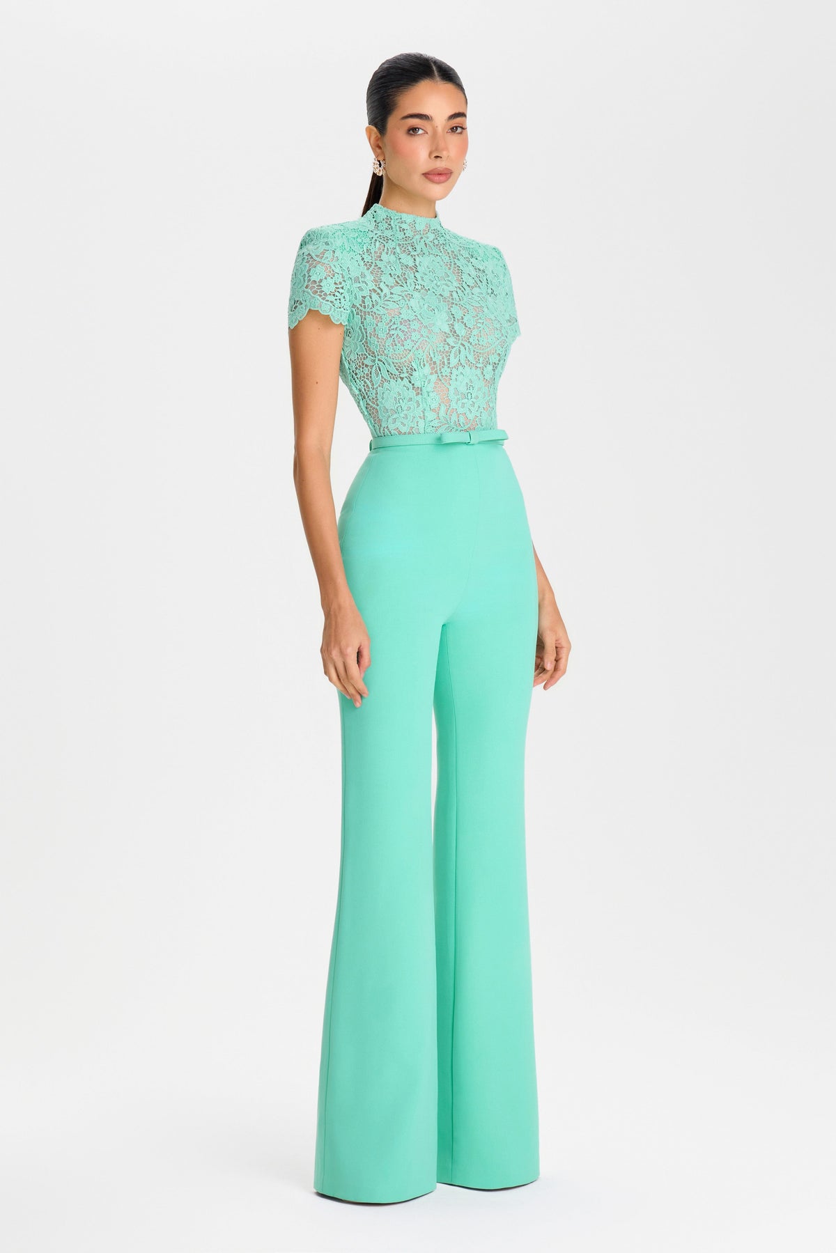 HATTIE MINT JUMPSUIT