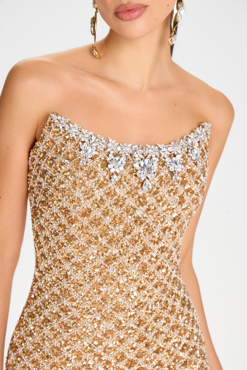 Isabella Gold Dress