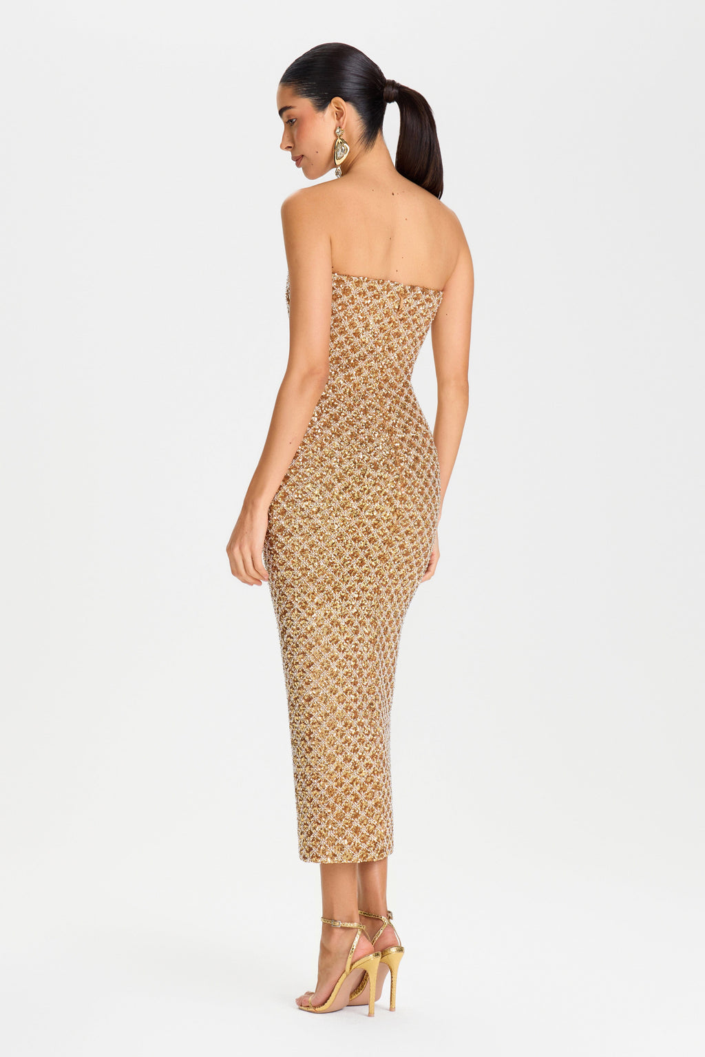 Isabella Gold Dress