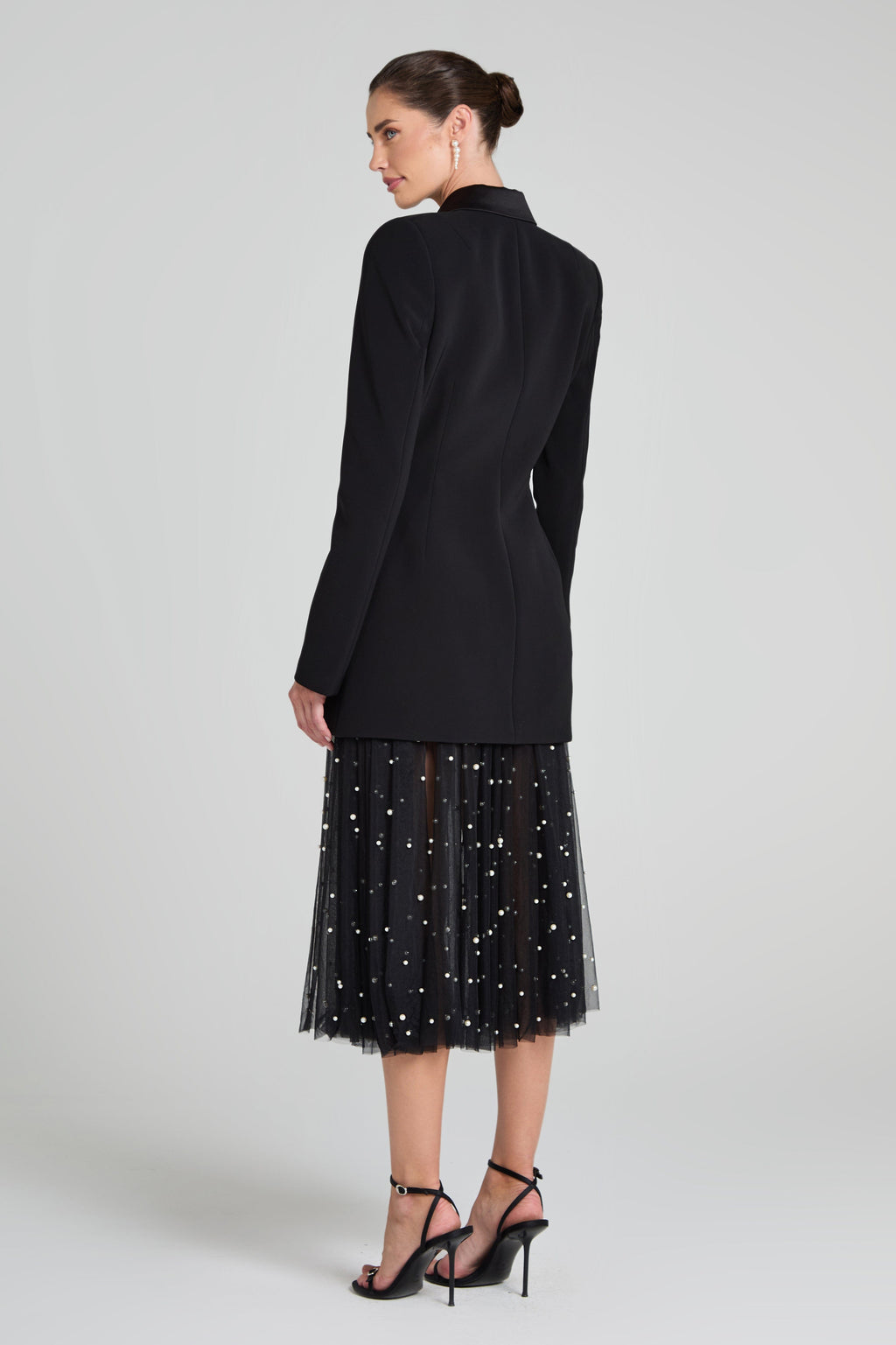 Monica Black Blazer Dress