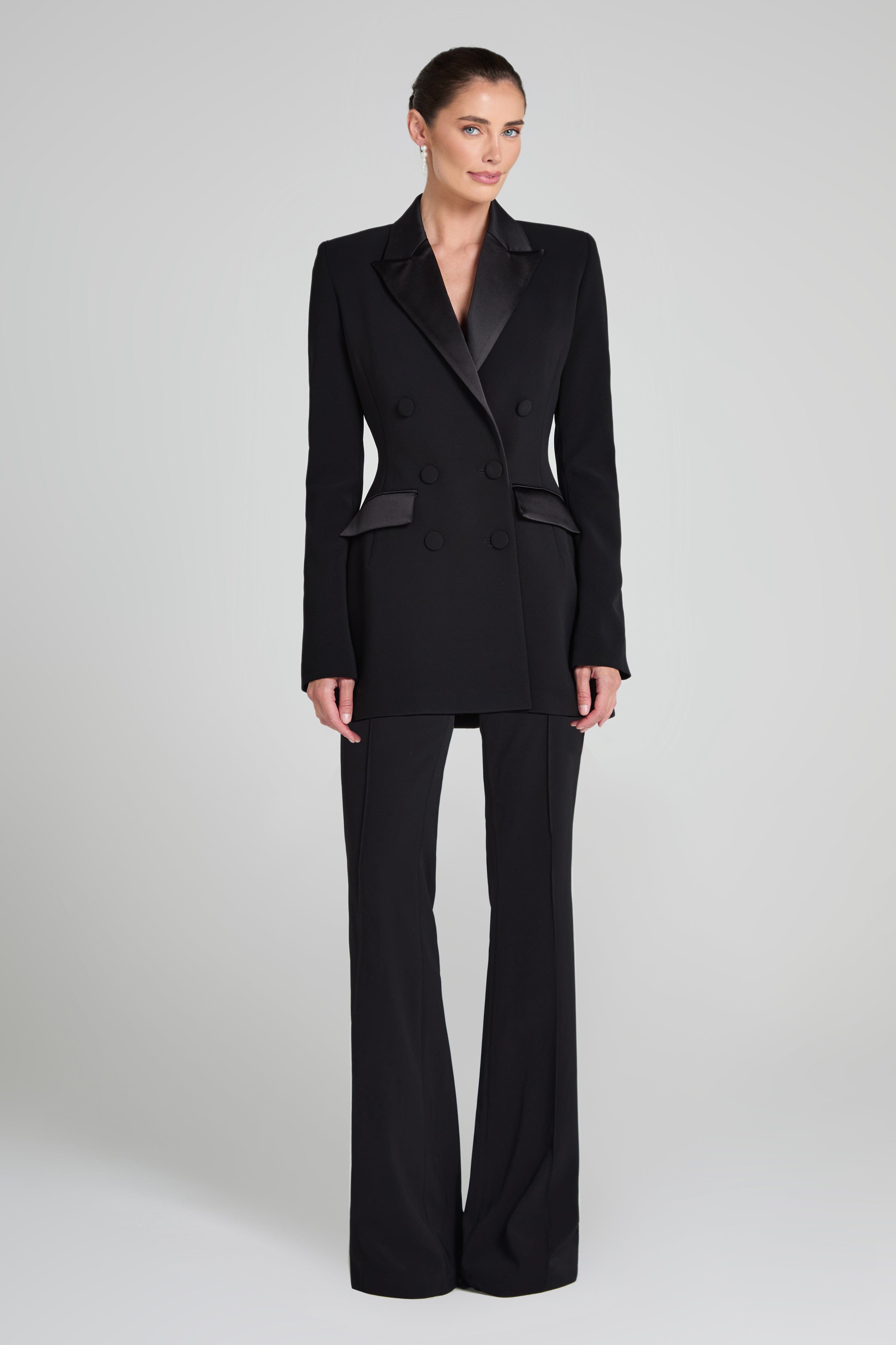 Monica Black Blazer Dress