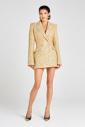 Monica Gold Blazer Dress