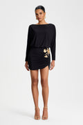 Rhea Black Dress