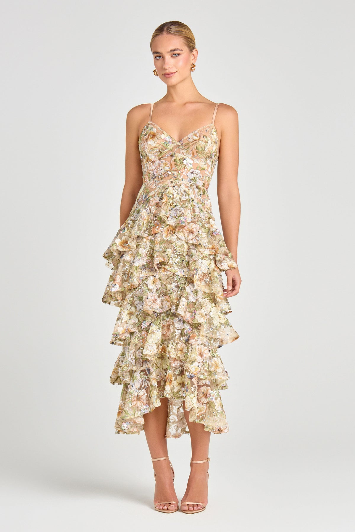Saffron Floral Dress