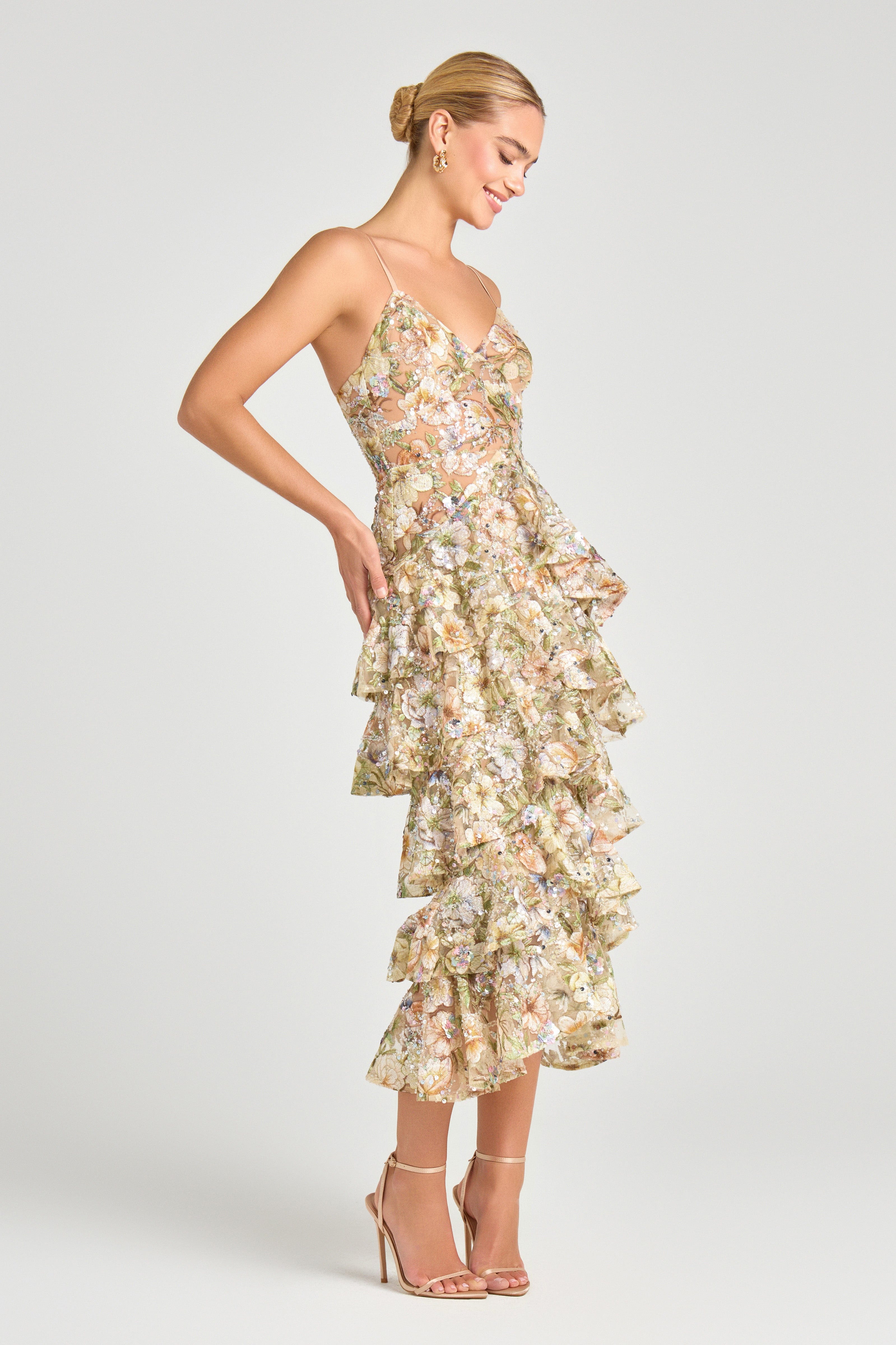 Saffron Floral Dress