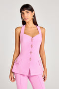 Zoe Pink Waistcoat