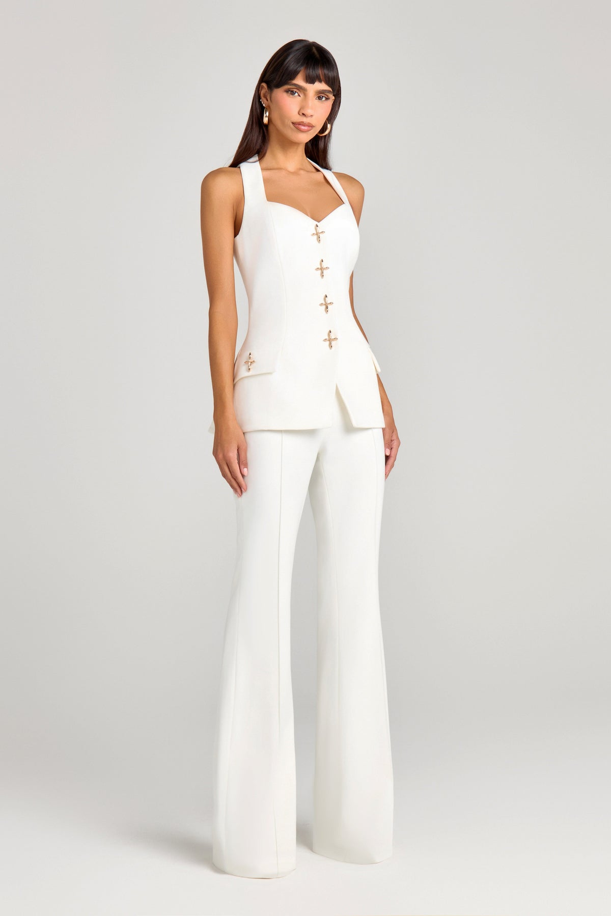 Zoe White Waistcoat