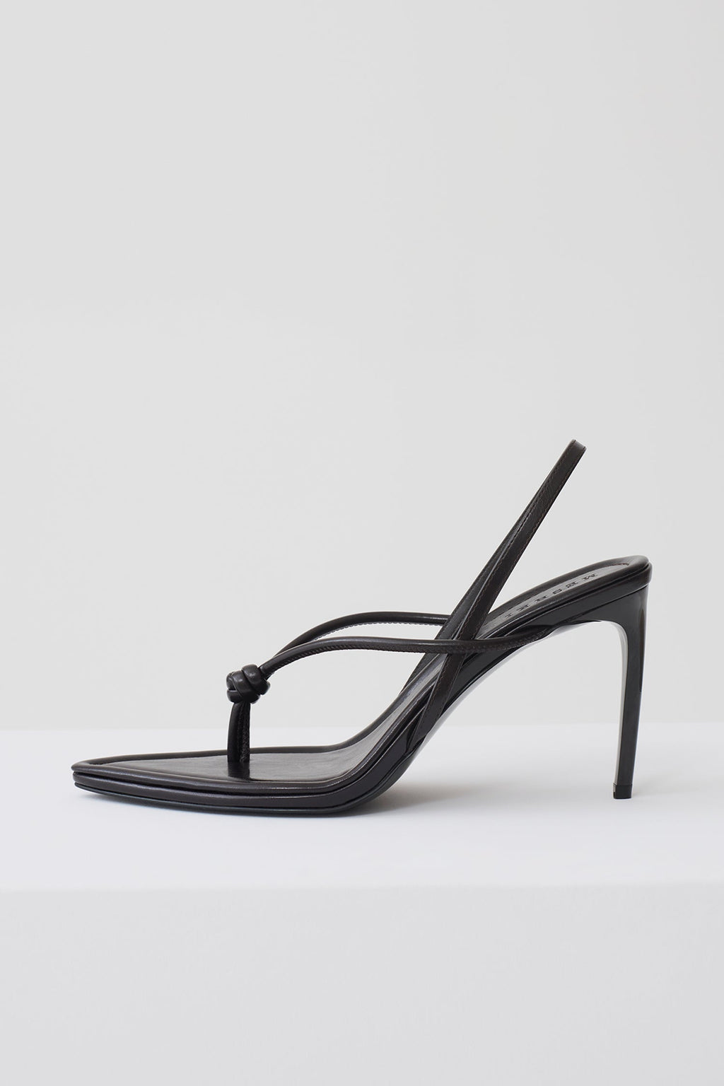 Nikkie Knot Sling Back Heel - Chocolate