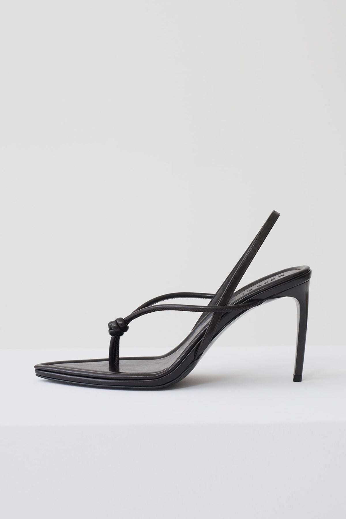 Nikkie Knot Sling Back Heel - Chocolate