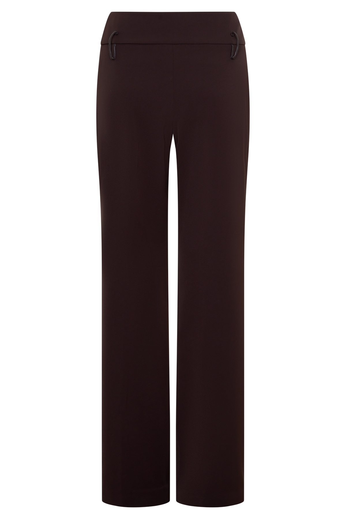 Brooke Straight Leg Suiting Pant - Burgundy