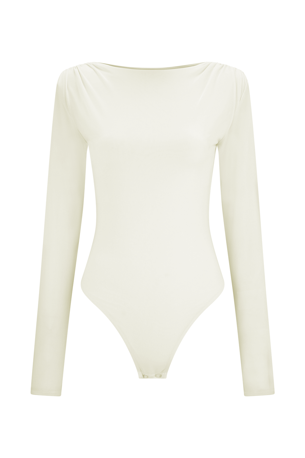 Elsie Shoulder Pad Bodysuit - Ivory