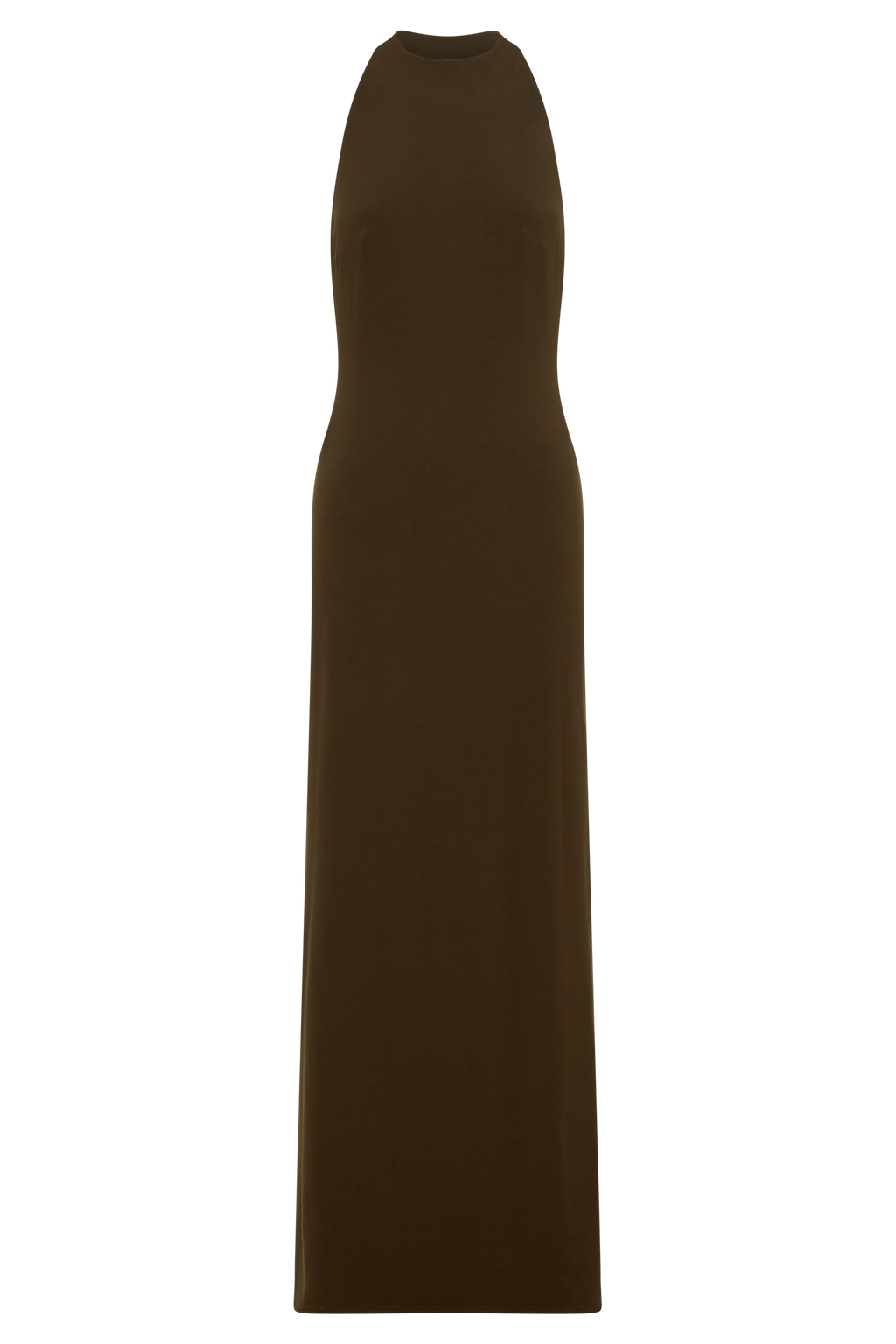 Halley Back T-Strap Maxi Dress - Chocolate