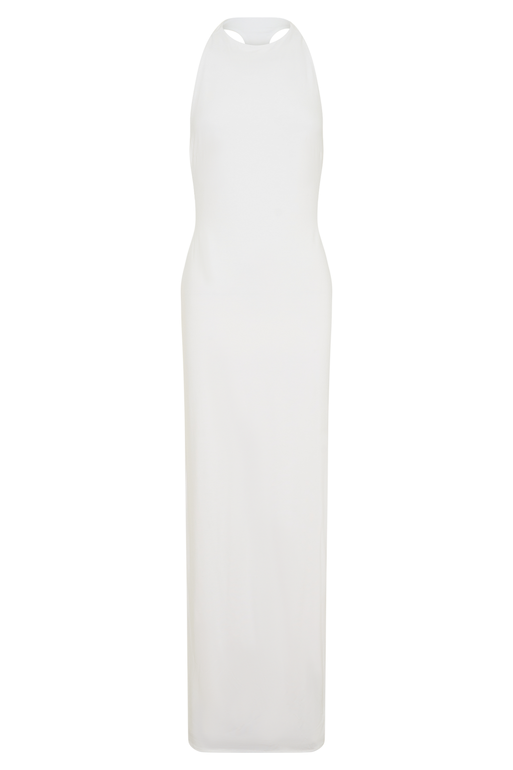 Halley Back T-Strap Maxi Dress - White