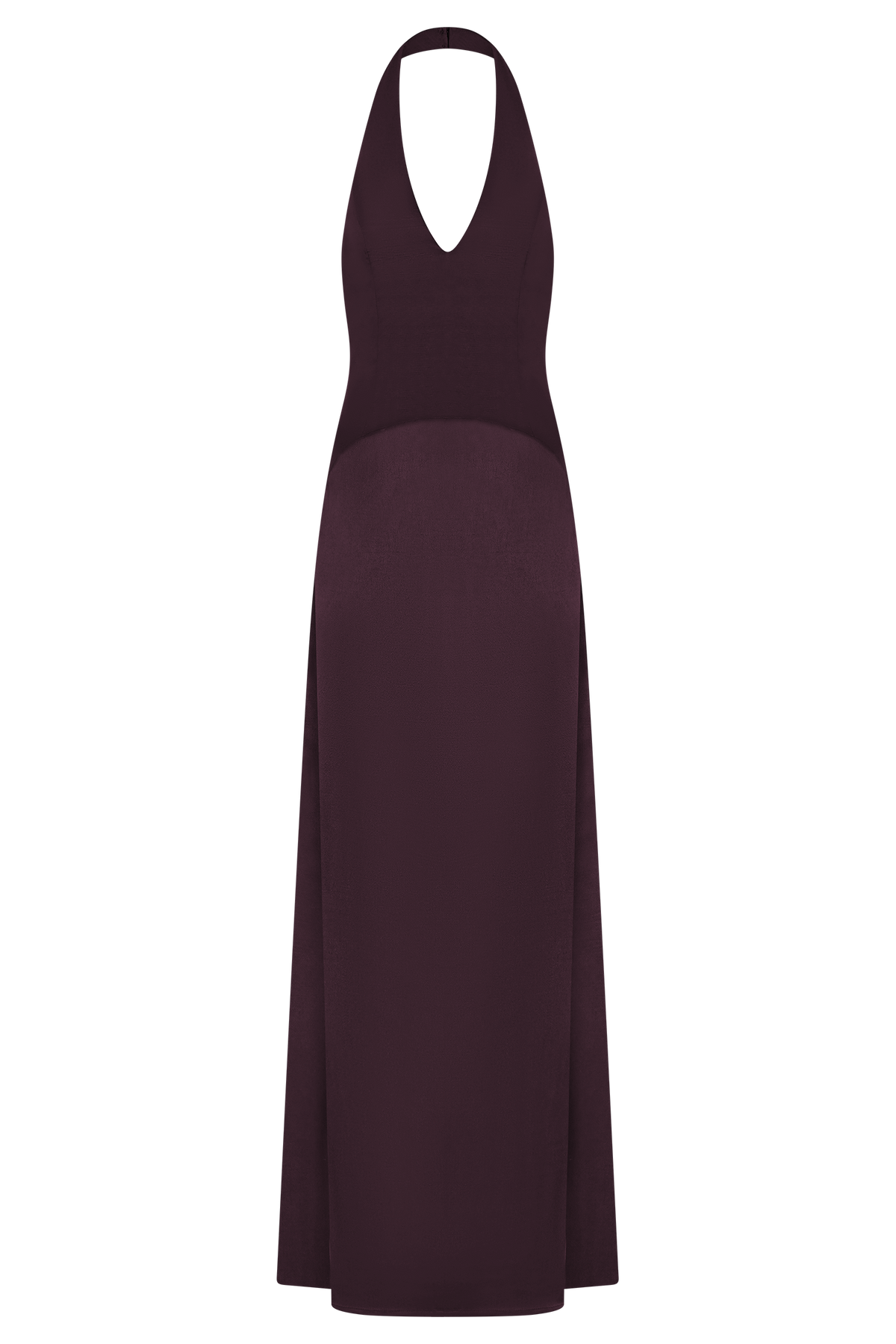 Maura Taffeta And Satin Maxi Dress - Wine