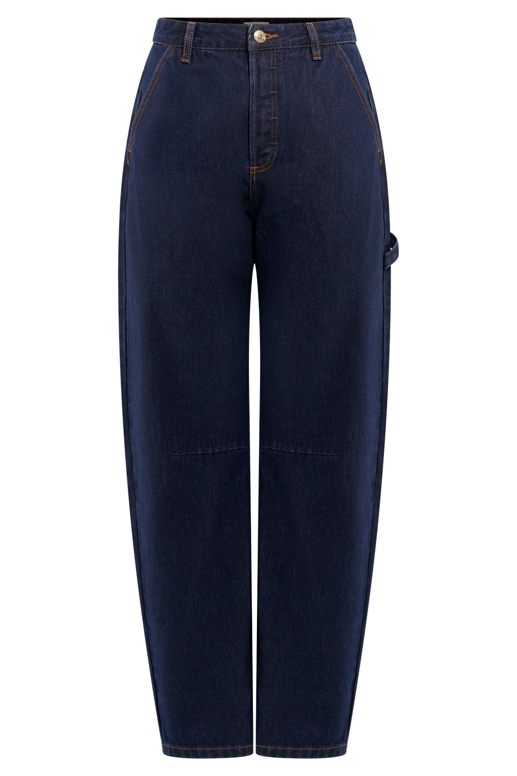 Renata Barrel Denim Jeans - Indigo Blue