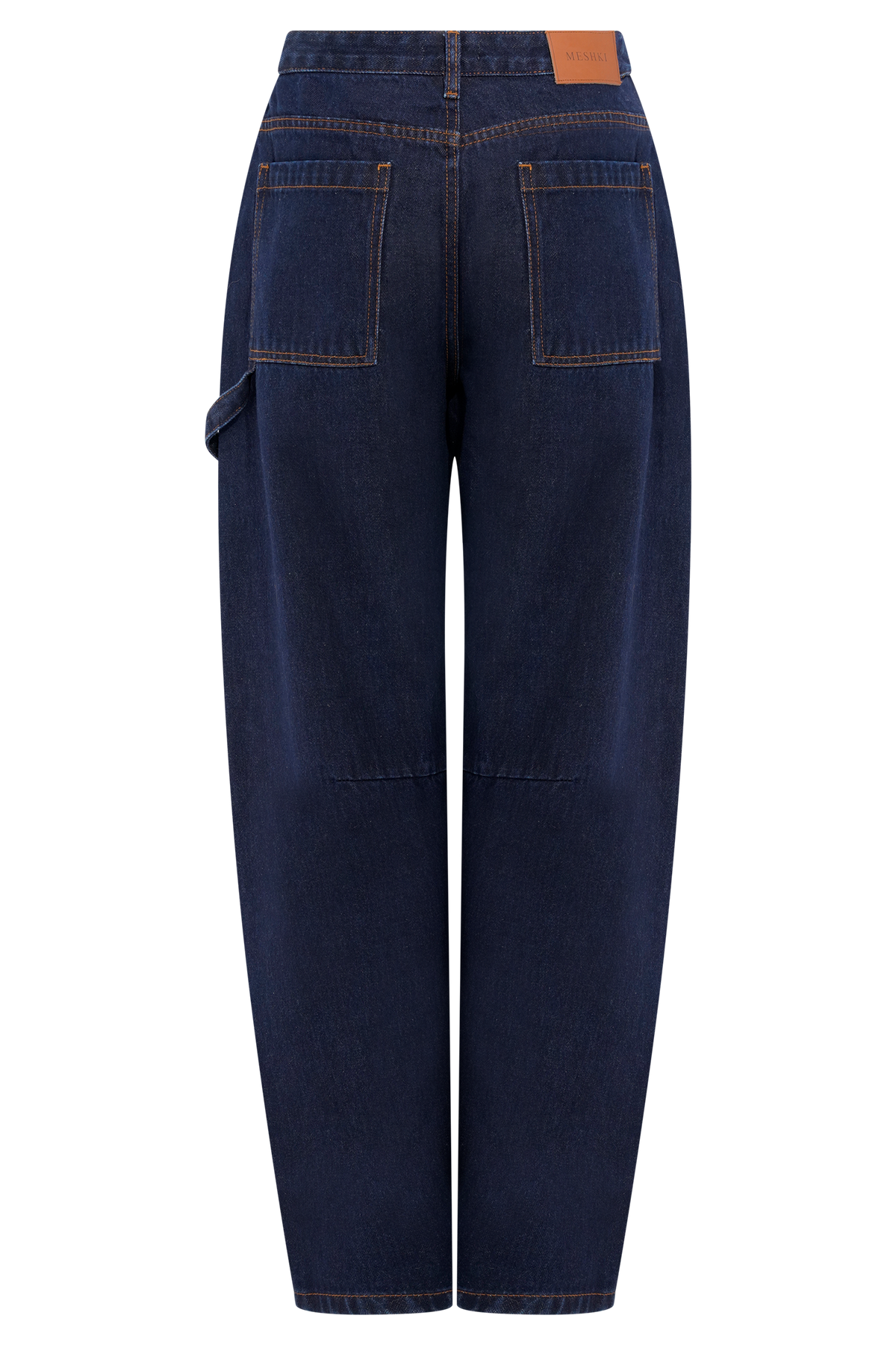 Renata Barrel Denim Jeans - Indigo Blue