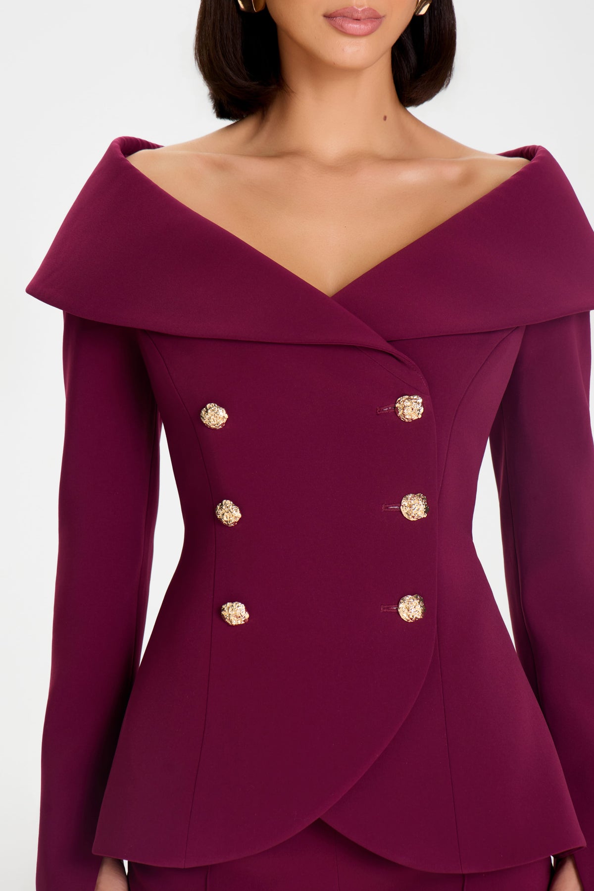 ABIGAIL BURGUNDY TOP