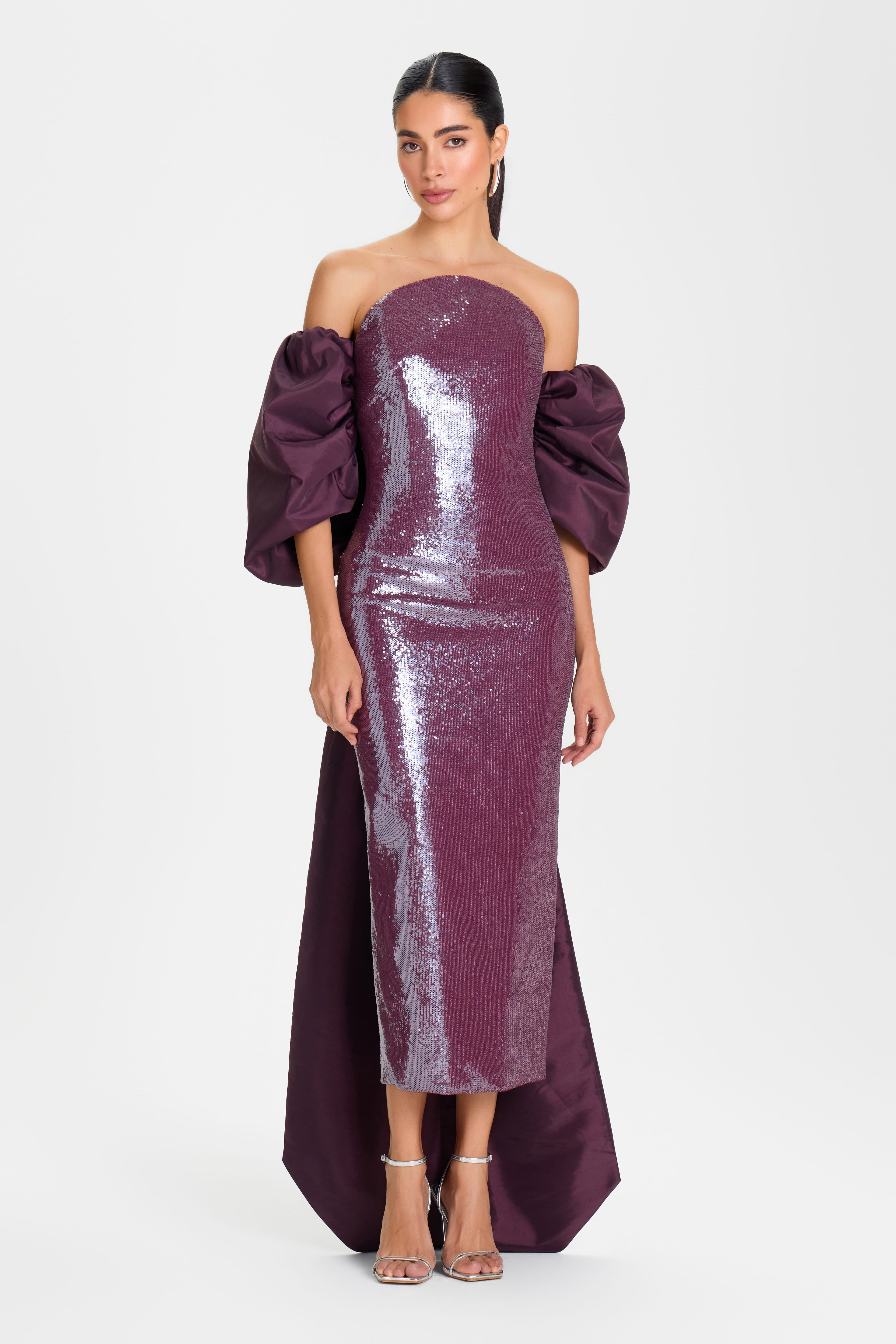 LAYLA BURGUNDY DRESS
