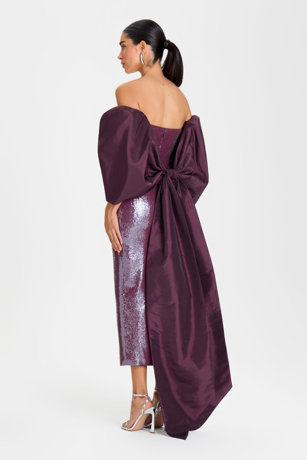 LAYLA BURGUNDY DRESS