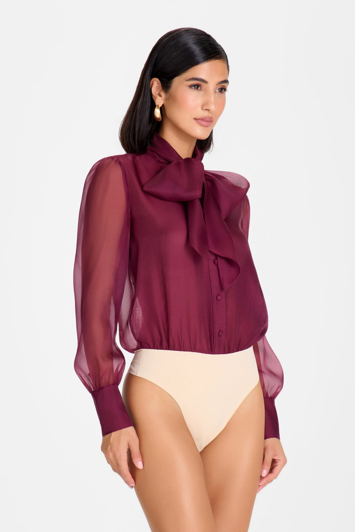 NAOMI BURGUNDY BODYSUIT