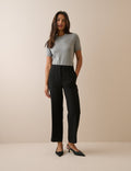 Black Cigarette Crepe Marnie Trousers