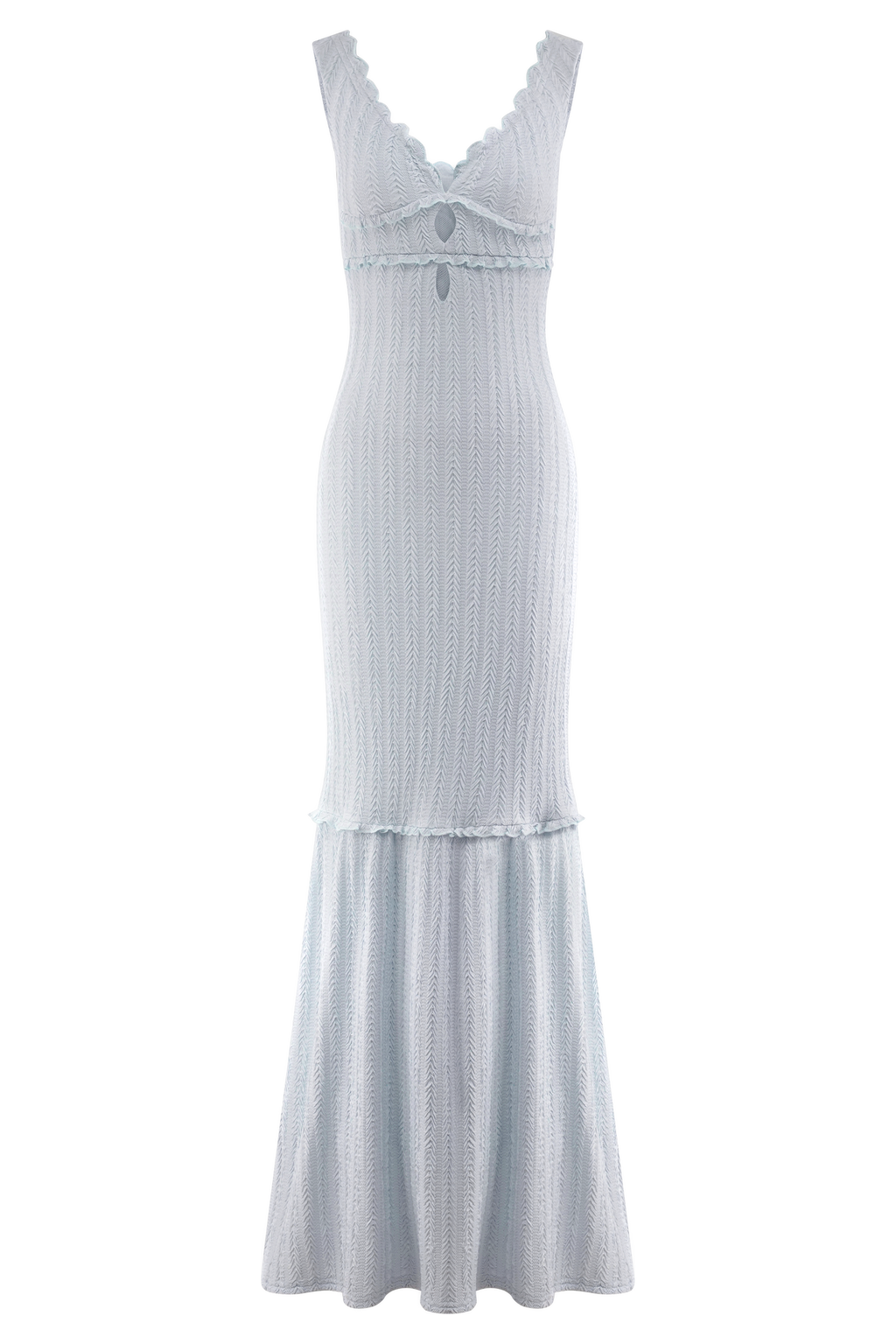 Natalie Off Shoulder Maxi Dress - Sky Blue